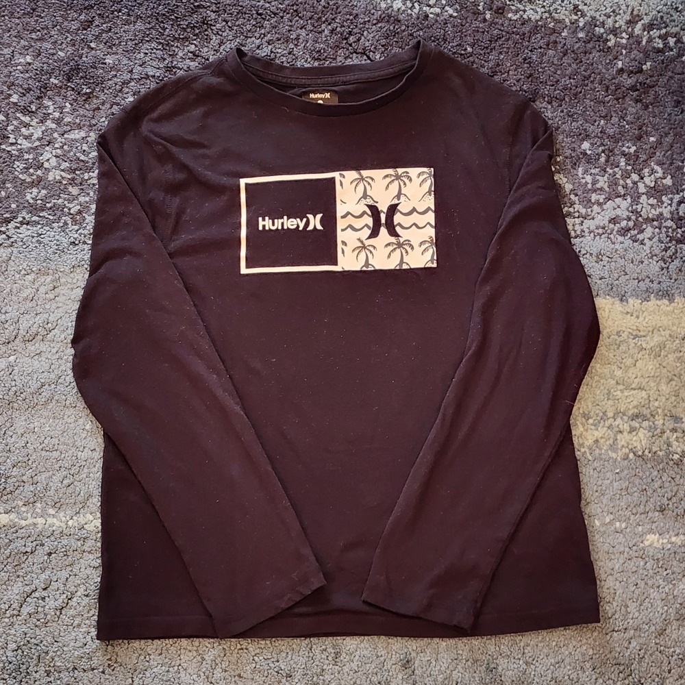 Hurley Long Sleeve Shirt Men's Small Black